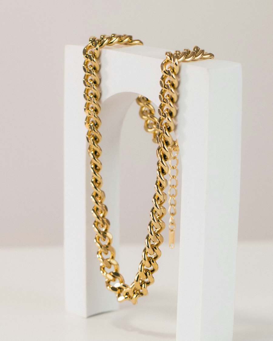 Cadena Rolo Gruesa de Oro 18k 60 cm