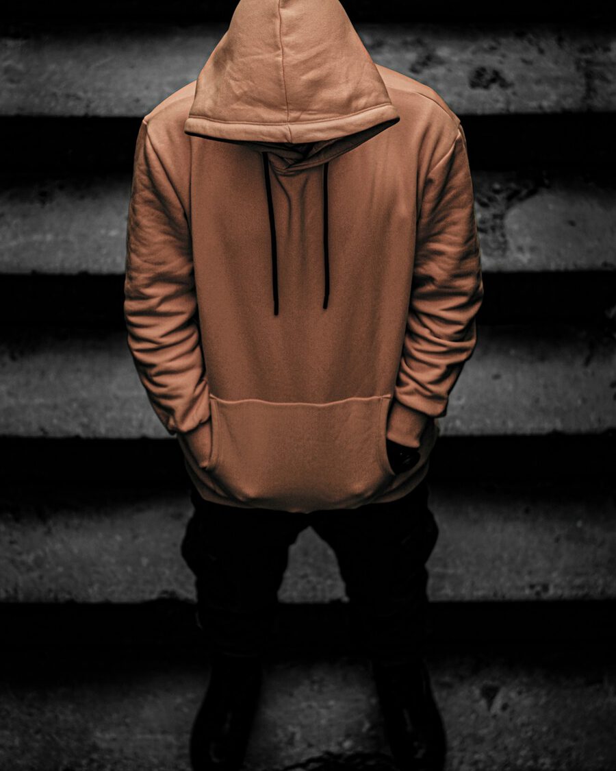 Polerón Camel · Algodón perchado