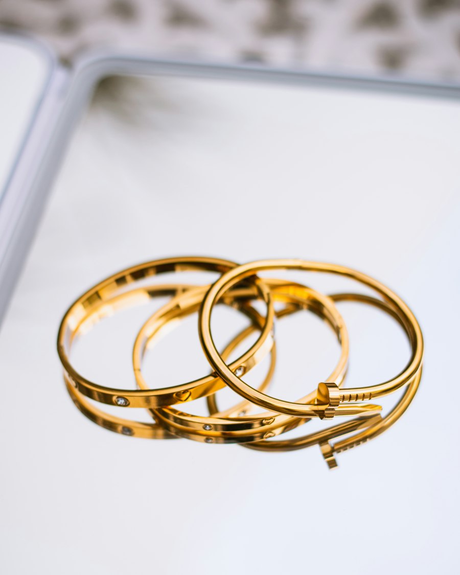 Set 3 Esclavas de Oro 18k